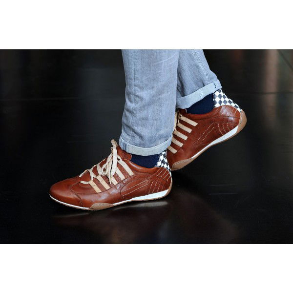 Gulf Racing Sneaker Cognac