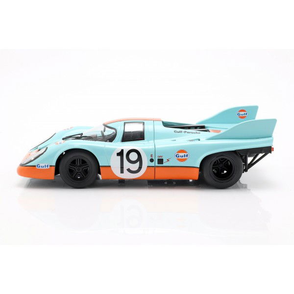 Porsche 917k Gulf #19 2nd 24h Le Mans 1971 Attwood, Müller 1:18