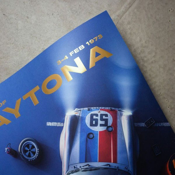 Affiche Porsche 911 Carrera RSR - 24H of Daytona - 1973