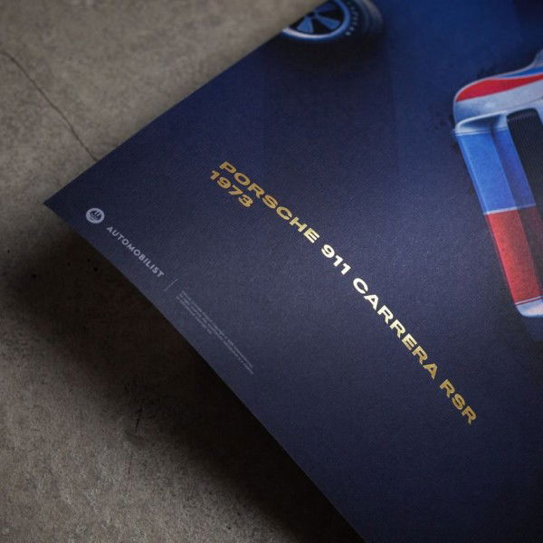 Affiche Porsche 911 Carrera RSR - 24H of Daytona - 1973