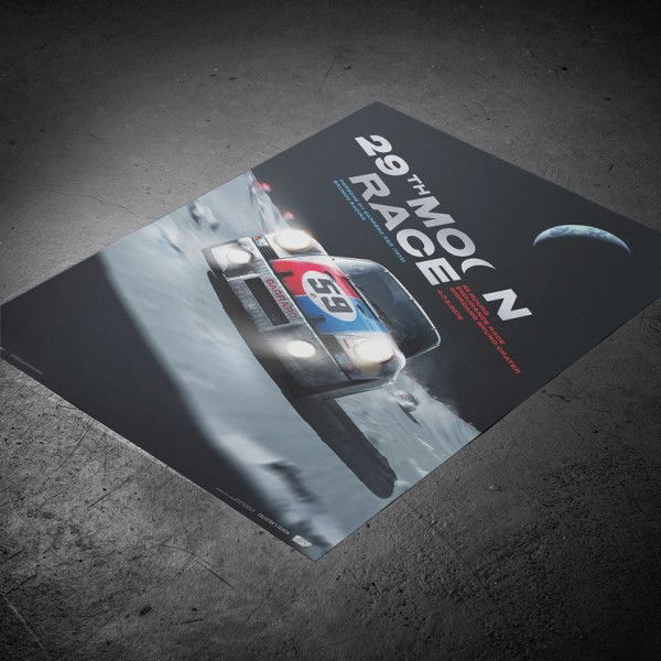 Poster Porsche 911 Carrera RSR - 29th Moon Race - 2078