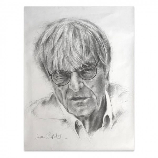 Obra de arte Bernie Ecclestone Retrato #0010