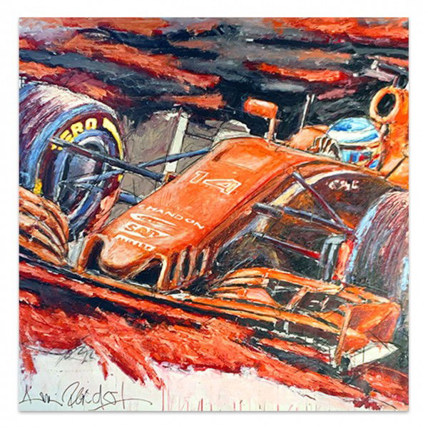 Obra de arte Fernando Alonso 2017 #0038