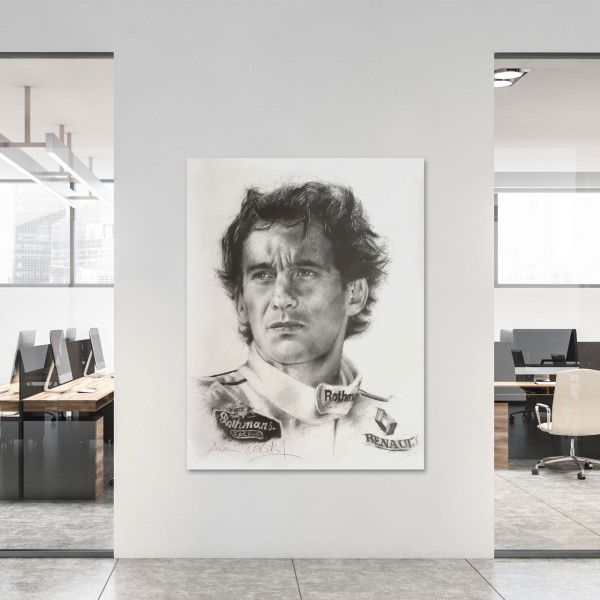 Artwork Ayrton Senna portrait #0005