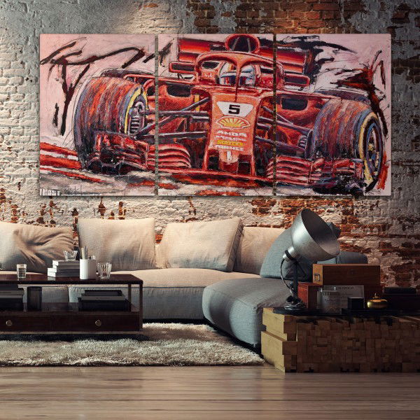 Kunstwerk Sebastian Vettel 2019 #0008