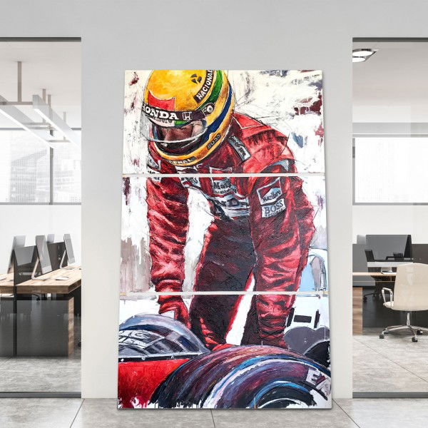 Kunstwerk Ayrton Senna Fahrzeugausstieg #0009