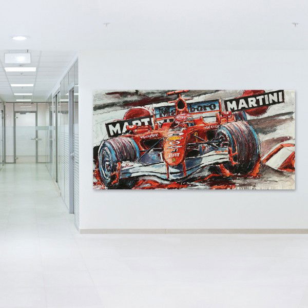 Opera d'arte Michael Schumacher Moncao #0013