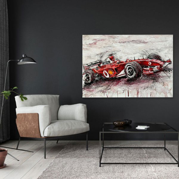 Œuvre d'art Michael Schumacher Ferrari 2006 #0023