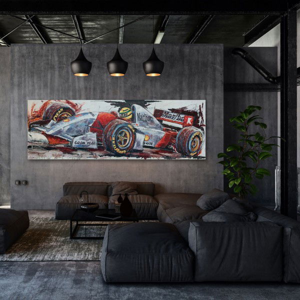 Opera d'arte Ayrton Senna McLaren I #0024