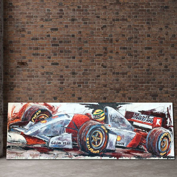 Opera d'arte Ayrton Senna McLaren I #0024