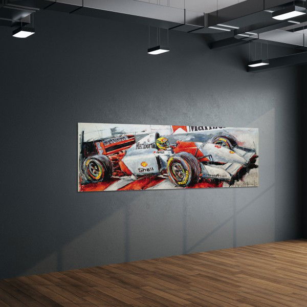 Obra de arte Ayrton Senna McLaren II #0025