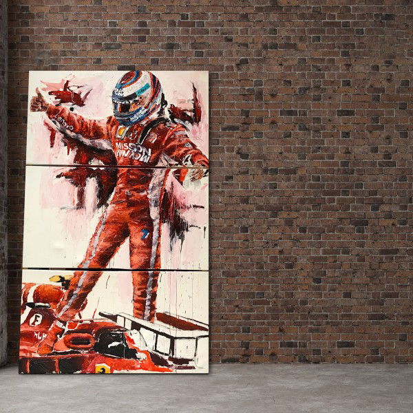 Artwork Kimi Räikkönen USA 2018 #0027
