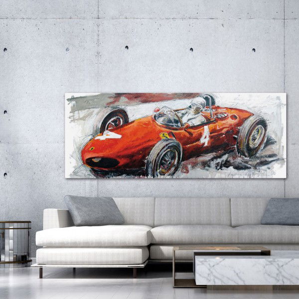 Kunstwerk Phil Hill Longnose Ferrari #0030