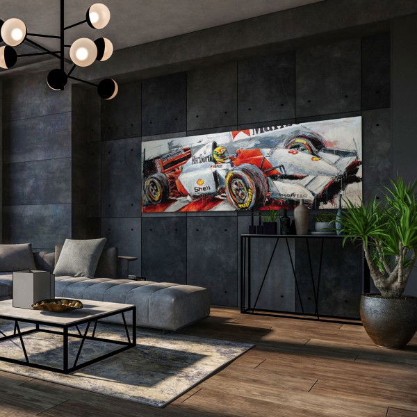 Œuvre d'art Ayrton Senna McLaren II #0025