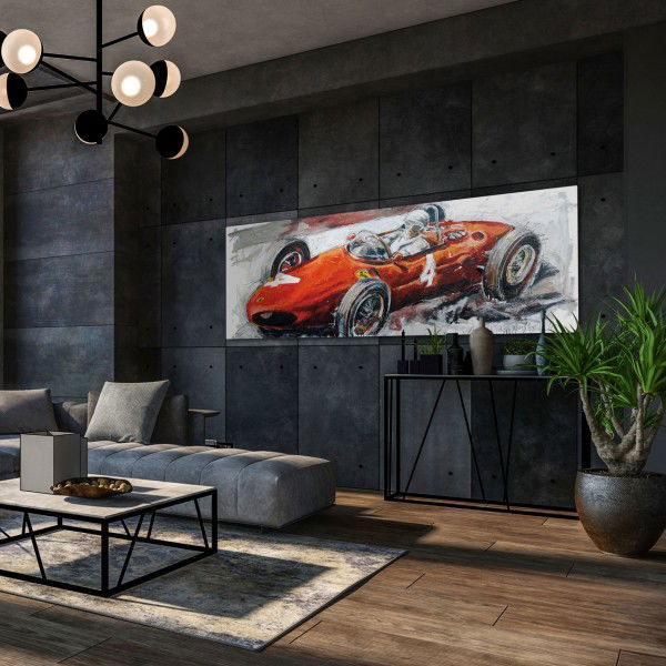 Obra de arte Phil Hill Longnose Ferrari #0030