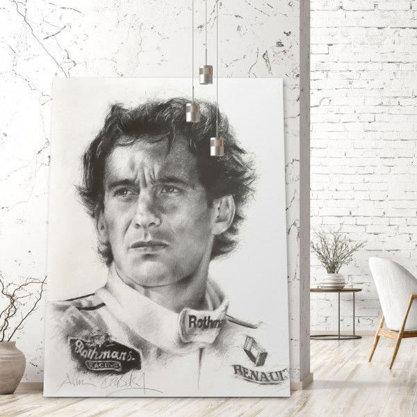 Obra de arte Gilles Villeneuve Retrato #0022