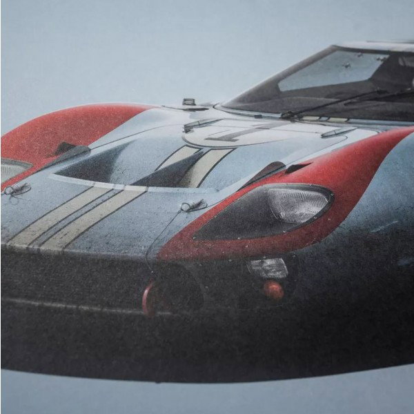 Cartel Ford GT40 - Blue - 24h Le Mans - 1966 - Colors of Speed