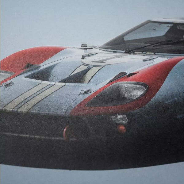 Poster Ford GT40 - Blue - 24h Le Mans - 1966 - Colors of Speed