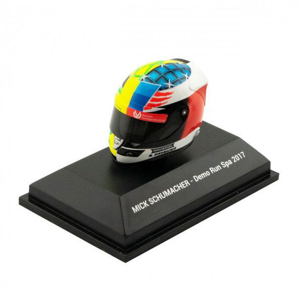 Mick Schumacher miniature helmet Belgium GP 2017 1/8