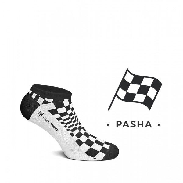 Pacha Chaussettes Basses noir/blanc