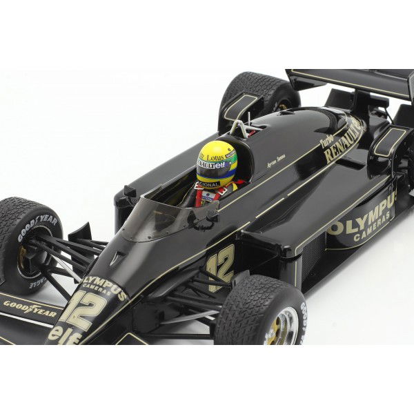 Ayrton Senna Lotus 97T #12 Gewinner Portugal GP Formel 1 1985 1:18