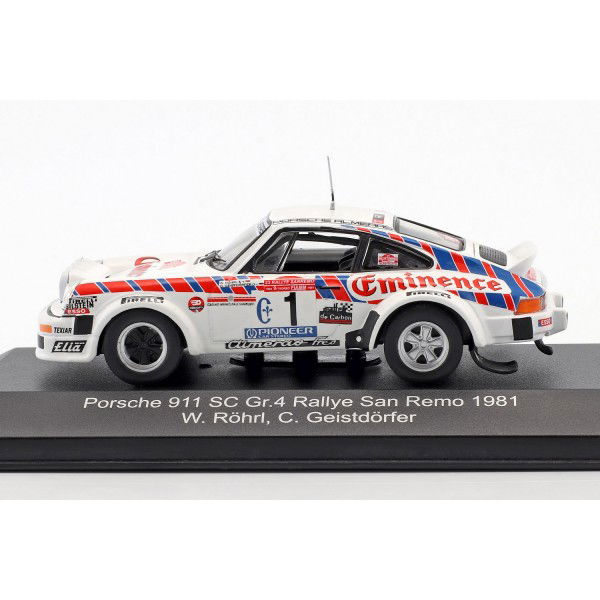Porsche 911 SC Gr.4 #1 Rallye Sanremo 1981 Röhrl, Geistdörfer 1:43