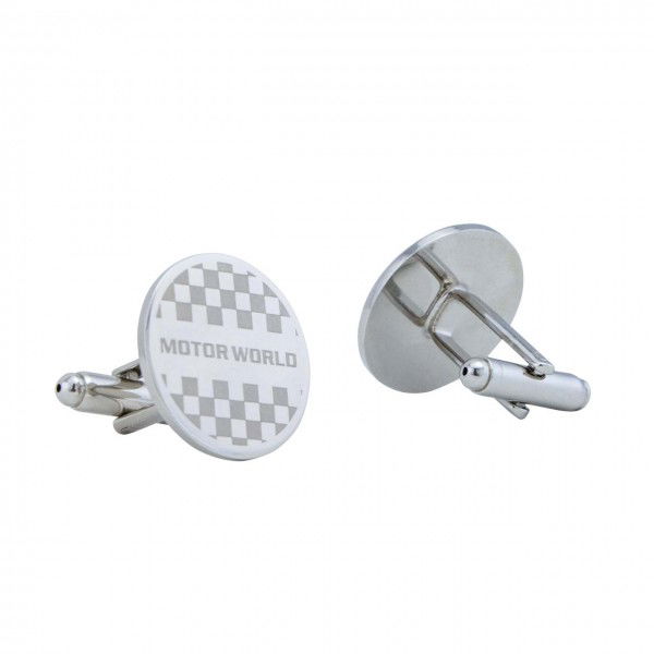 Motorworld Cufflinks Chequered Flag