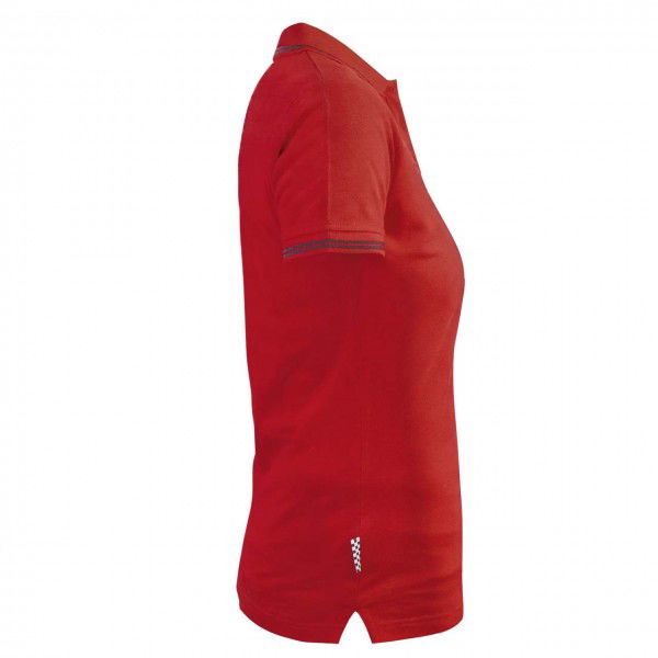 Motorworld Damen Poloshirt Zielflagge