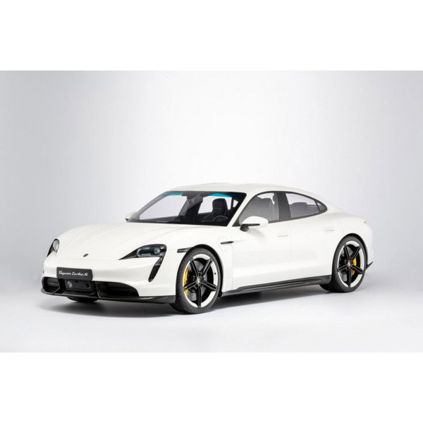 Porsche Taycan Turbo S - 2020 - blanc 1/8