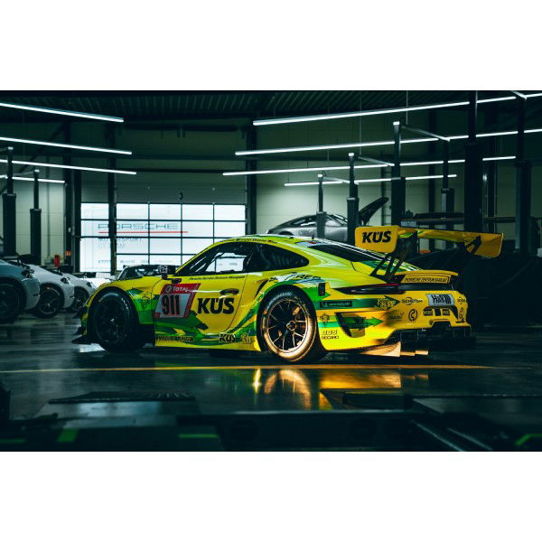 Manthey-Racing GT3 R Art Print - 24h-Rennen Nürburgring 2020 - Side view