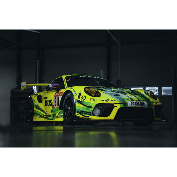 Manthey-Racing GT3 R Art Print - 24h Race Nürburgring 2020 - Vue de face
