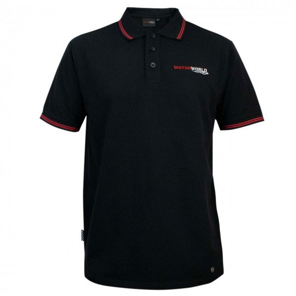 Motorworld Polo Shirt Chequered Flag