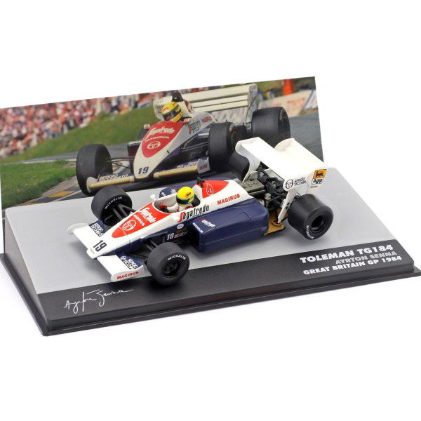 Ayrton Senna Toleman TG184 #19 3rd United Kingdom GP Formula 1 1984 1/43