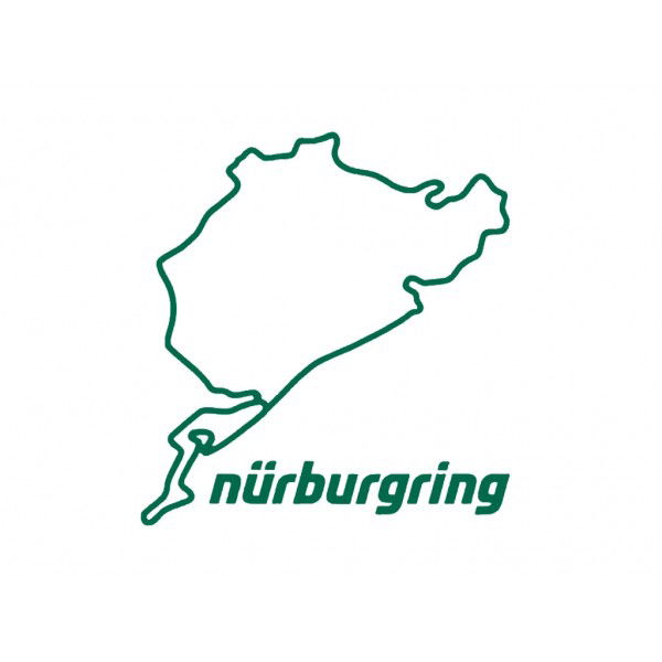 Nürburgring Sticker Nürburgring 8cm vert