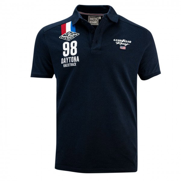 Goodyear Poloshirt Serring blau