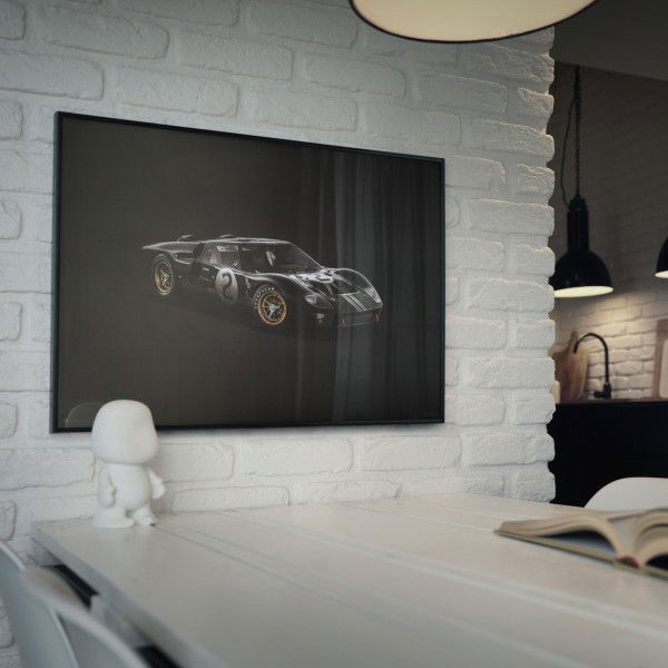 Affiche Ford GT40 - Noir - 24h Le Mans - 1966 - Colors of Speed