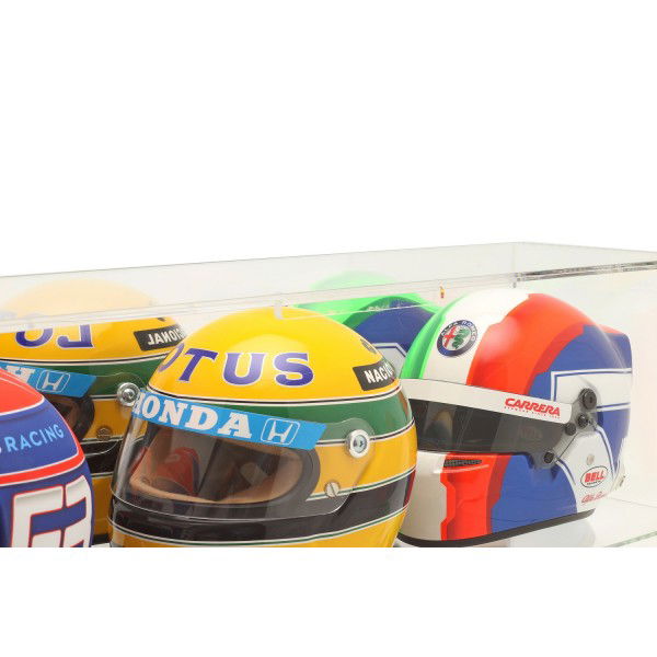 Vitrine für Helme im Maßstab 1:2 oder Modellautos im Maßstab 1:18 verspiegelt