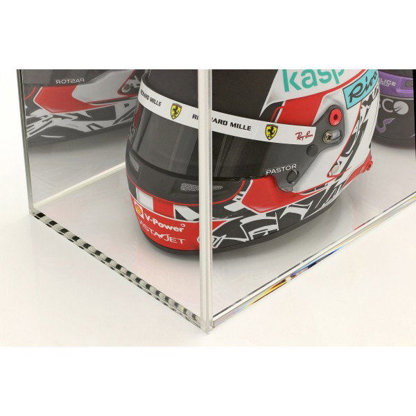 Vitrina para cascos a escala 1/2 o maquetas de coches a escala 1/18 espejo