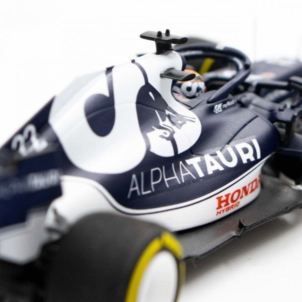 Yuki Tsunoda Scuderia AlphaTauri Honda AT02 Fórmula 1 GP de Bahrein 2021 Edición limitada 1/43