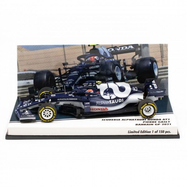 Pierre Gasly Scuderia AlphaTauri Honda AT02 Fórmula 1 GP de Bahrein 2021 Edición limitada 1/43