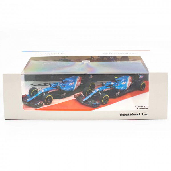 Alpine F1 Team 2021 A521 Alonso / Ocon doppio set Edizione limitata 1/43