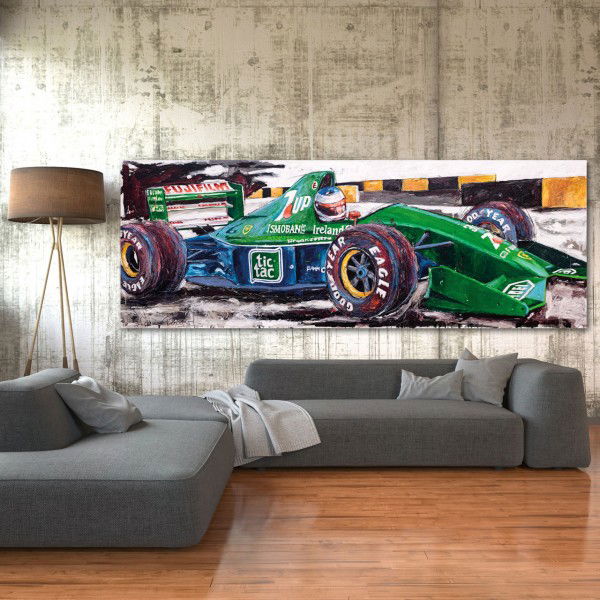 Opera d'arte Michael Schumacher Prima Formula 1 GP Spa 1991 #0065