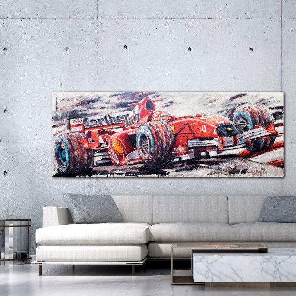 Opera d'arte Michael Schumacher GP del Bahrain 2005 #0066