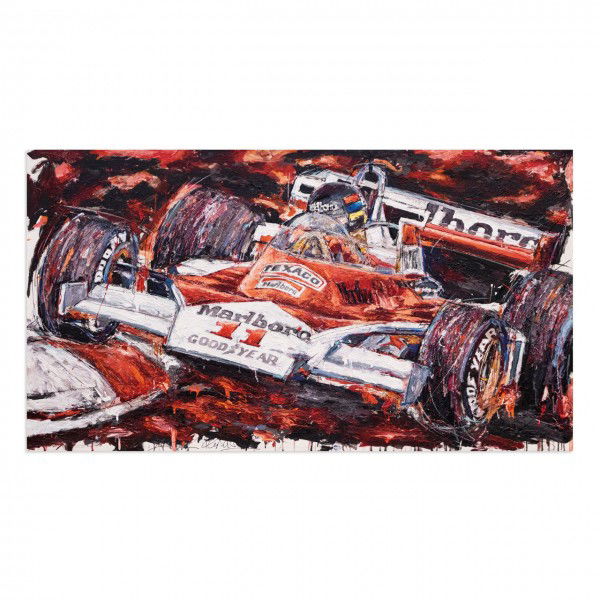 Opera d'arte James Hunt campione del mondo di Formula 1 1976 #0068