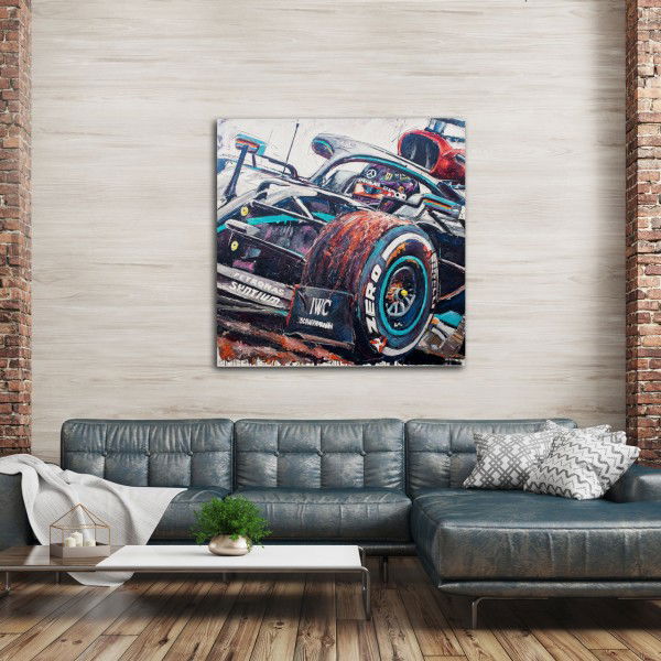 Artwork Lewis Hamilton Formula 1 World Champion 2020 #0068