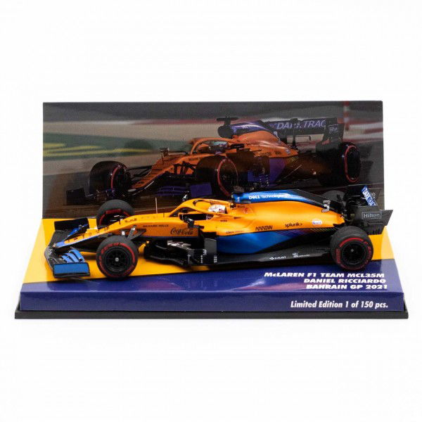 Daniel Ricciardo McLaren F1 Team MCL35M Formel 1 Bahrain GP 2021 1:43