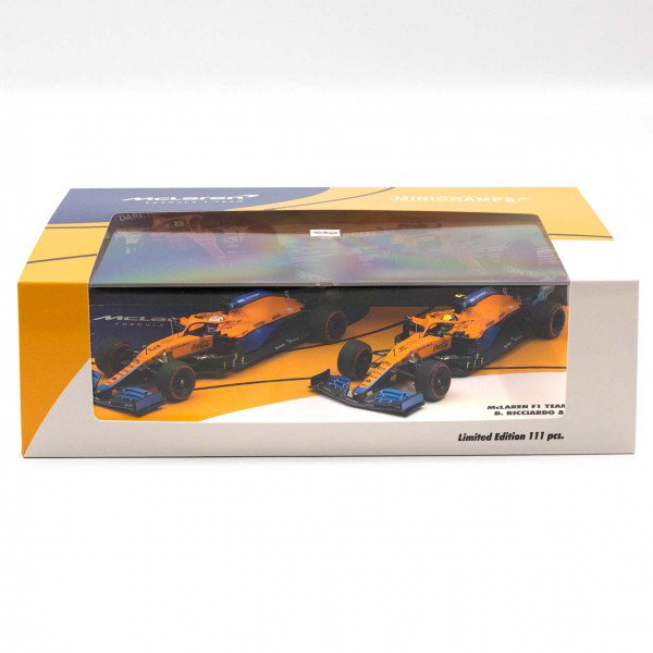 McLaren F1 Team 2021 MCL35M Ricciardo / Norris Doppel-Set 1:43
