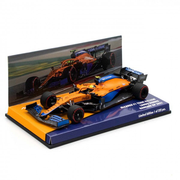 Lando Norris McLaren F1 Team MCL35M Formel 1 Bahrain GP 2021 1:43