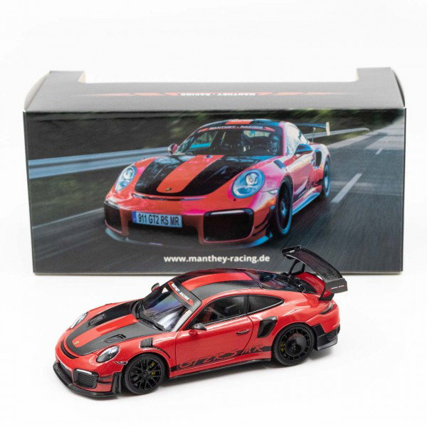 Manthey-Racing Porsche 911 GT2 RS MR 2018 Vuelta récord Nordschleife 1/43 rojo