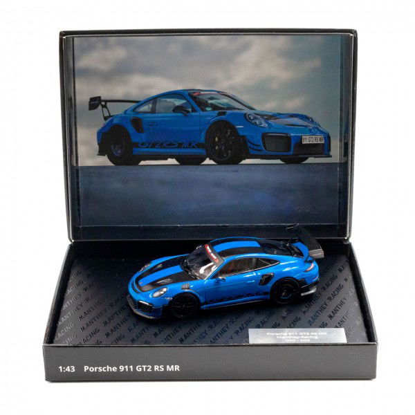 Manthey-Racing Porsche 911 GT2 RS MR 1:43 blau Collector Edition